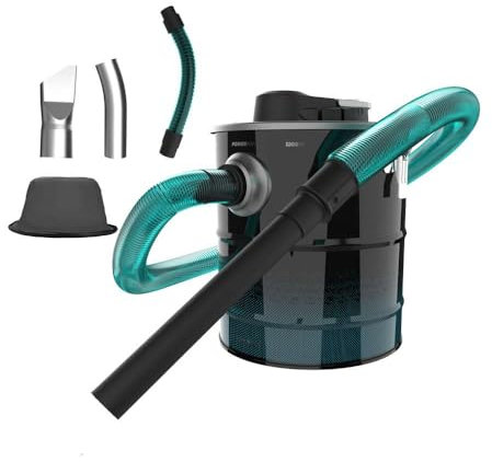 Cecotec Aspiratore di Cenere 20L Conga Ash 4000 Home. Potenza 1200W, Aspirazione 18kPa, Tubo rivestito in metallo, Filtro con rete metallica, Bocchetta da 38mm