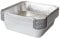 CafeTEq 50 Large Aluminium Foil Trays Food Large Container with lids Oven BBQ Takeaway Roasting Freezing Storing (No 9) 9 x 9 x 2 (50)