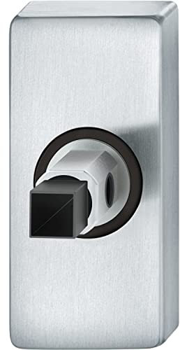 FSB 0 09 0001 27143 6204 matt Adapter-Rosette eckig Drücker für Rahmentür, Ansatz 8 mm, Edelstahl
