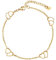YeGieonr Bracelet Cheville Femme Or, Plaqué 18K Or Acier Inoxydable Réglables Bracelets de Cheville pour femme Accessoires d'été