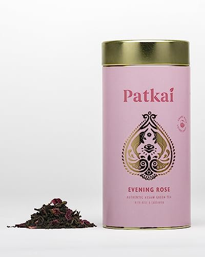 Patkai Tea - Evening Rose (Loose Leaf Assam Green Tea with Rose and Cardamom)