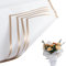 Geschenkpapier, 20 Blatt Blumenpapier, wasserfestes Blumen Papier für Geburtstag & Hochzeit（Weiß）