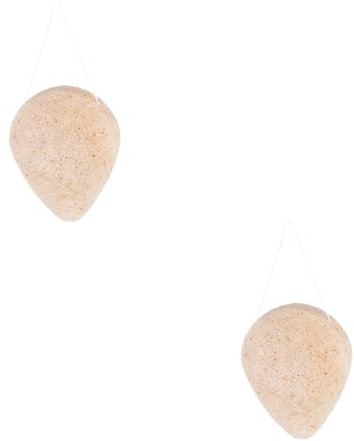 minkissy 2stücke Konjak Gesichtspeeling-schwamm Puff Natürlicher Reinigungsschwamm Für Sanfte Gesichtsreinigung Hautschonend Und Für Tägliches Peeling Und Makeup-entfernung