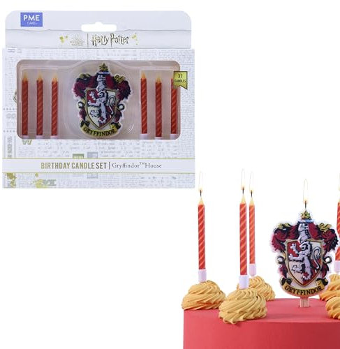 PME Harry Potter Geburtstag Kerzen 7er-set, Gryffindor