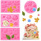 FIHODONE 4 Stück Silikonform Rosa,Silikonformen Gießformen 3D Rosen und Blätter,Silikonformen Blumen Dessertdekoration,Silicone Mold Formen Blume,Silikonform Backen für Kuchen,Sugarcraft,Schokolade