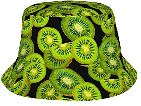 TDTRADD Niedlicher Hundehut für Männer, Frauen, Teenager, für Reisen, Strand, Sonne, Angeln, Golf, Boonie-Hut, kiwi, One size