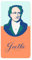 moses. libri_x Radierer Zitate Goethe Radiergummi |275. Geburtstag Johann Wolfgang von Goethe | Literatur Schriftsteller Radiergummi | Bürozubehör