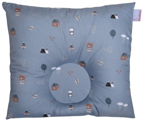 Babydorm Präventivkissen EasyDorm Babykopfkissen Kinderkopfkissen Babykissen (Größe I, Waldbär)