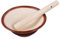GREENADSCAPE 1 Pc Cuenco De Molienda Mortero De Tazón De Hierbas Tazón De Molienda Japonés Mortero Para Moler Alimentos Condimento Molinillos De Pimienta Cuenco De Mortero Bol Brown Madera