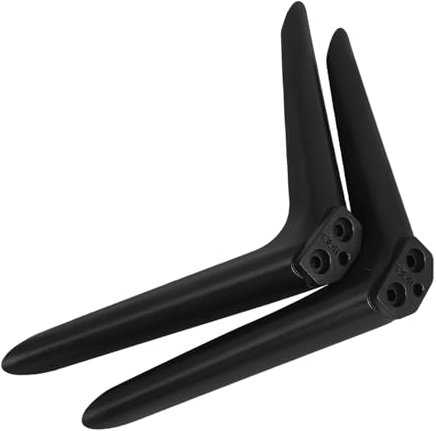 WESIEVYA 2pezzi Supporto Tv Da Tavolo in Plastica Base Robusta Con Viti Per Piedini Tv Di Sostituzione Compatibile Per Camera e Soggiorno Altezza Ottimale Per Visione Confortevole