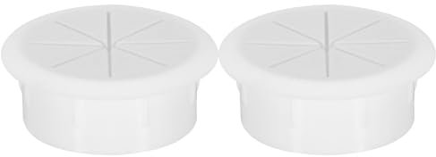 TA-VIGOR 2pcs Cable Hose Snap Bushing Grommet Protector 50mm Mount Dia White Plastic Cable Snap Locking Bushing Grommet