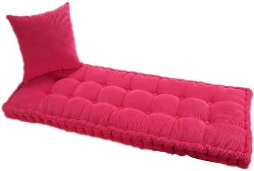 Bankauflage Weich und Bequem, Dick Sitzauflage Bank, Sitzpolster Bank Langlebig, Cord Bankkissen, Bankauflagen für Erkerfensterpolster, Sofakissen aus Holz, Rückenkissen usw., Sitzpolster(Rose red,40x