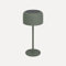 EGLO Solar Tischleuchte Roccanova, Akku Tischlampe Outdoor, touch dimmbar in 3 Stufen, Solarlampe für Balkon und Garten, Stahl in Grün, warmweiß, IP44