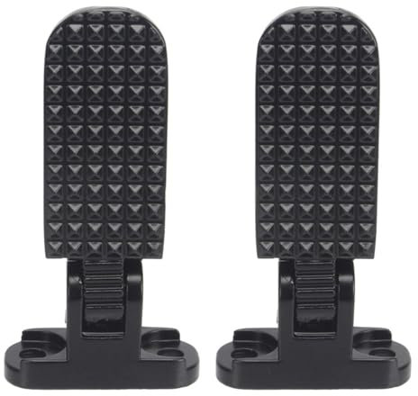 Perfeclan 1 Paire de Pédales Arrière de Vélo, Repose-Pieds Antidérapants en Alliage d'Aluminium, Repose-Pieds Pliables, Accessoires Cyclisme VTT, Vélo Électrique, Longues Randonnées