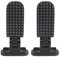 Perfeclan 1 Paire de Pédales Arrière de Vélo, Repose-Pieds Antidérapants en Alliage d'Aluminium, Repose-Pieds Pliables, Accessoires Cyclisme VTT, Vélo Électrique, Longues Randonnées