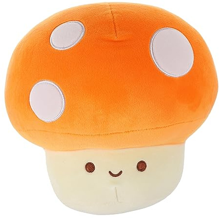 minkissy Pilz-sofakissen Aus Plüsch Cartoon-Design Gefüllter Dekorations-pilz Für Bett Oder Couch