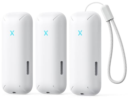 X-SENSE 3er Set WiFi-Hygrometer für Innenraum-Luftfeuchtigkeit, smartes Thermo-Hygrometer mit App-Benachrichtigungen, Temperatursensor zur Raumüberwachung, SBS50-Basisstation erforderlich, STH0B