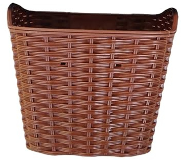 POXZSFX Cesta de la compra para bicicleta, elegante y ligera, ideal para llevar a diario, mascotas o para ir en bicicleta, mochilas escolares, cesta delantera para bicicletas de