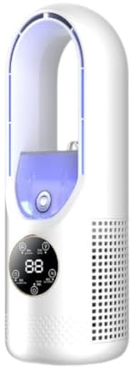 Portable Air Conditioner, Cool Air Conditioner, USB Powered Cooling Fan - 6 humidity levels and speeds for home/bedroom/office,White And Blue [Energy Class A]
