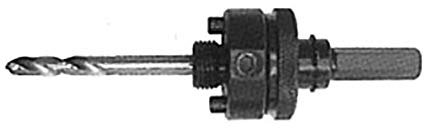Edessö 972A3 Lochsägen Schaft 8,5 für 32-210 mm A3 Aufnahme mit 6-kant, Silber
