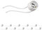 ledscom.de 50 Stück GU10 Fassung, Keramik, weiß, 230V AC, max. 25W