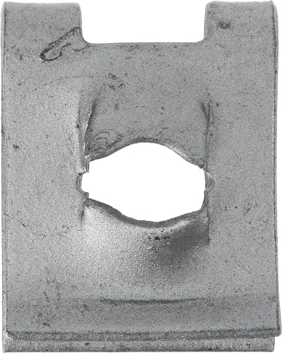 Klemmmutter in Beutel für Fahrzeuge PSA/Fiat/Ford, Schild und Kotflügelgehäuse/Kotflügel, 1,5 bis 2,4 mm, Blechstärke, 15 mm x 12 mm, 12 Stück