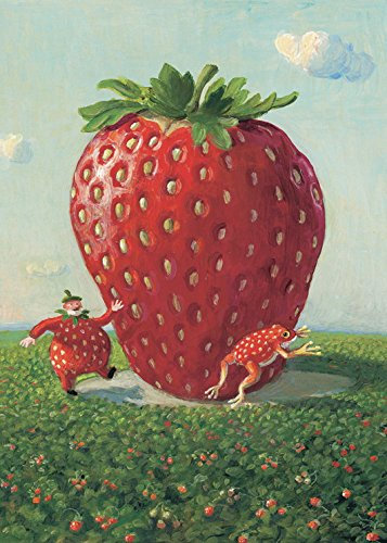 Inkognito Postkarte A6 • 15052 ''Erdbeer-Schorsch Künstler: Michael Sowa • Satire • Fantastik