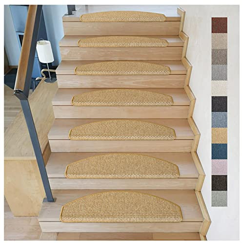 Kettelservice-Metzker® Stufenmatten Göteborg Halbrund in 8 aktuelle Farben (15 Stück Mais)
