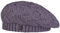 LIERYS Baskenmütze Jesila Damen - Strickmütze mit Schurwolle - Made in Germany - One Size 54-59 cm - Französische Damenbaske - Wollmütze Herbst/Winter - Mütze Flieder One Size