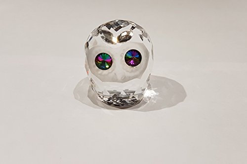 Crystal World Cut Glass Fatty Owl Figurine