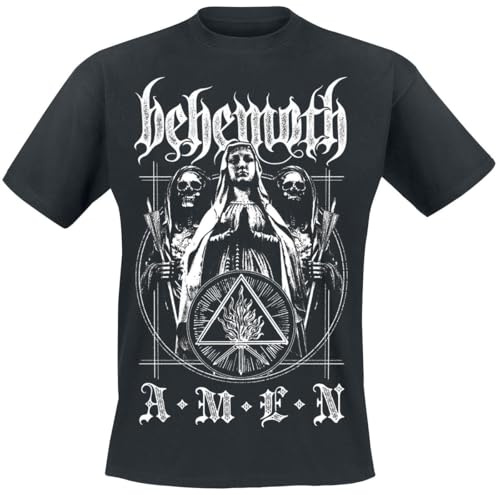 Behemoth Amen Männer T-Shirt schwarz XXL 100% Baumwolle Band-Merch, Bands