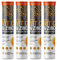Vitamin C 1000mg & Zinc 15mg Orange Flavour Effervescent Tablets by Club Vits (4 Tubes of 20 Tablets)