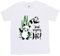 1Tee Girls Just Saying Hi, Panda T-Shirt White 7-8 Years