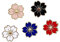 Mignon émail revers broche broche ensemble Sakura Rose fleur broches nouveauté drôle broches badges pour femmes filles garçons vêtements sacs sacs à dos vestes chapeau (Ensemble de fleurs de Sakura)