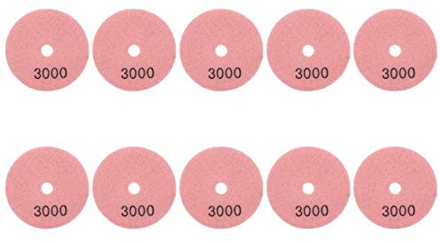 10Pcs 3in Abrasive Sanding Discs Pads Buffing Polishing Diamond Orbital Sander Sandpaper Discs, 3000 Mesh, Abrasives