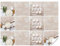 GRAZDesign Fliesenaufkleber Bad Wellness in Braun Wandfliesen selbstklebend, Klebefliesen - Wellness in Braun