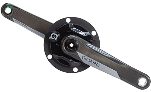 Sram Quarq Unisex – Erwachsene DFour Kettenradgarnitur Powermeter, Schwarz/Silber, 175 mm