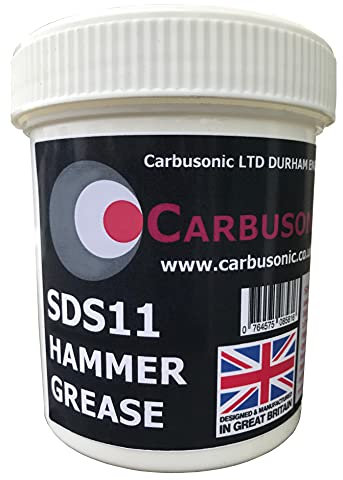 Carbusonic Hammer Grease, Contains Graphite for SDS, Rotary, Pneumatic Drills 200gm