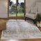Surya Faro Vintage Teppich groß - Orientalischer Teppich Wohnzimmer 200x274 cm, Esszimmer, Schlafzimmer - Boho Teppich, Kurzflor Teppich für einfache Pflege - Muster Teppich in Grau und Elfenbein