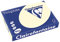 Clairefontaine 1242C - Karton mit 5 Ries Druckerpapier / Kopierpapier Trophee, intensive Farben, DIN A4, 120g, 250 Blatt x 5, Elfenbein, 1 Karton