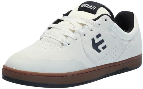 Etnies Herren Marana Shoe Skate-Schuh, Weiß/Gummi/Schwarz, 45 EU