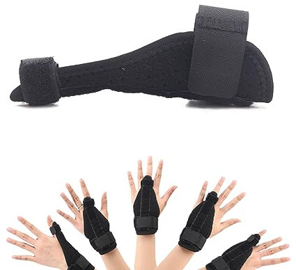 CLDURHGE Reversible Daumenbandage Verbessert Fingerschiene Daumenorthese für Rechts & Links Unterstützung für Triggerfinger Verstauchungen