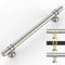 9BUILD 10 Pack 160mm Brushed Satin Nickel Kitchen Cabinet Handles - Zinc Alloy & Stainless Steel - Modern Style - Suitable for Cupboards, Wardrobes, Drawers, Doors & Cabinets