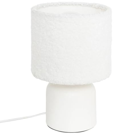 Atmosphera – Tischleuchte Bona, weiß, Höhe 22 cm