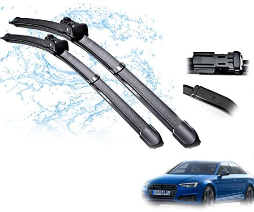 Auto Wischerblätter Für Audi A4 B8 B9 2008-2019 Frontscheibe Windschutzscheibe Scheibenwischer 2009 2010 2015 2016 2017 2018 Windschutzscheibe
