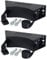 Rordigo 2pcs Propane Gas Bottle Tank Holder with Screws and Safety Chain Support 4-12(Black)