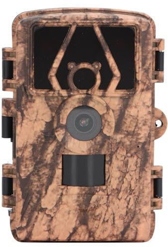 Jectse Wildkamera, 4K 60 MP 0,2 S Auslöser 120° Weitwinkel 940 Nm Infrarot-LEDs IP66 wasserdichte Hirschkamera mit 2-Zoll-Bildschirm Zur Wildtierbeobachtung