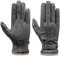 Acdyion Herren Winterhandschuhe Leder Touchscreen Casual Outdoor Handschuhe mit weichen warmen Thermofutter für Kleid, Fahren,(GREY-l)