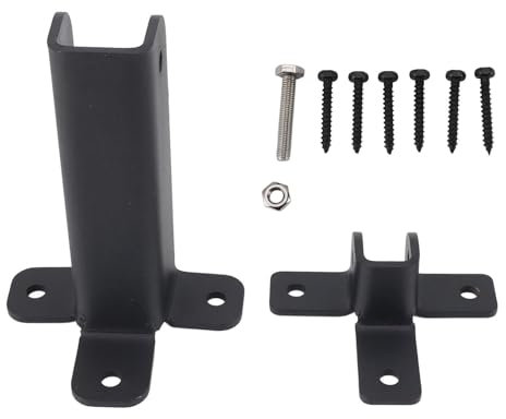 Roof Riser Bracket Steel Stable Rust Proof Roof Mount Pergola Bracket for Gazebo Viewing Platform (A)