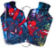 Disney Reversible Hot Water Bottles – Spiderman Plush Cover – Natural Rubber 2L Capacity - Spiderman Red and Navy Suit Design - Reversible